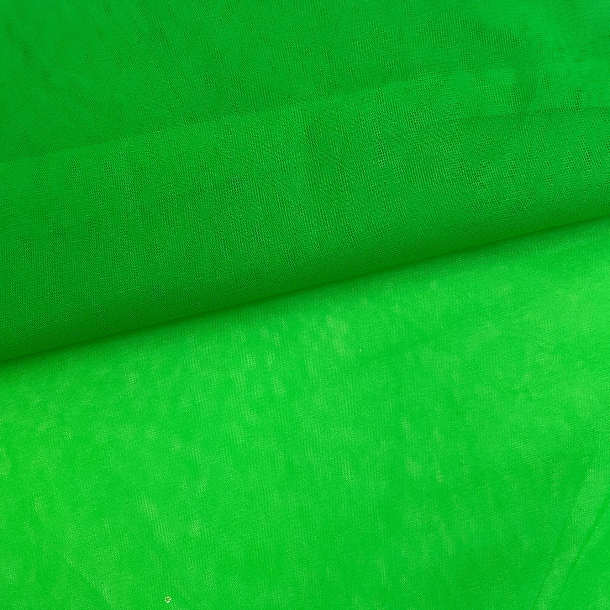 Green Solid Net Fabric - TradeUNO