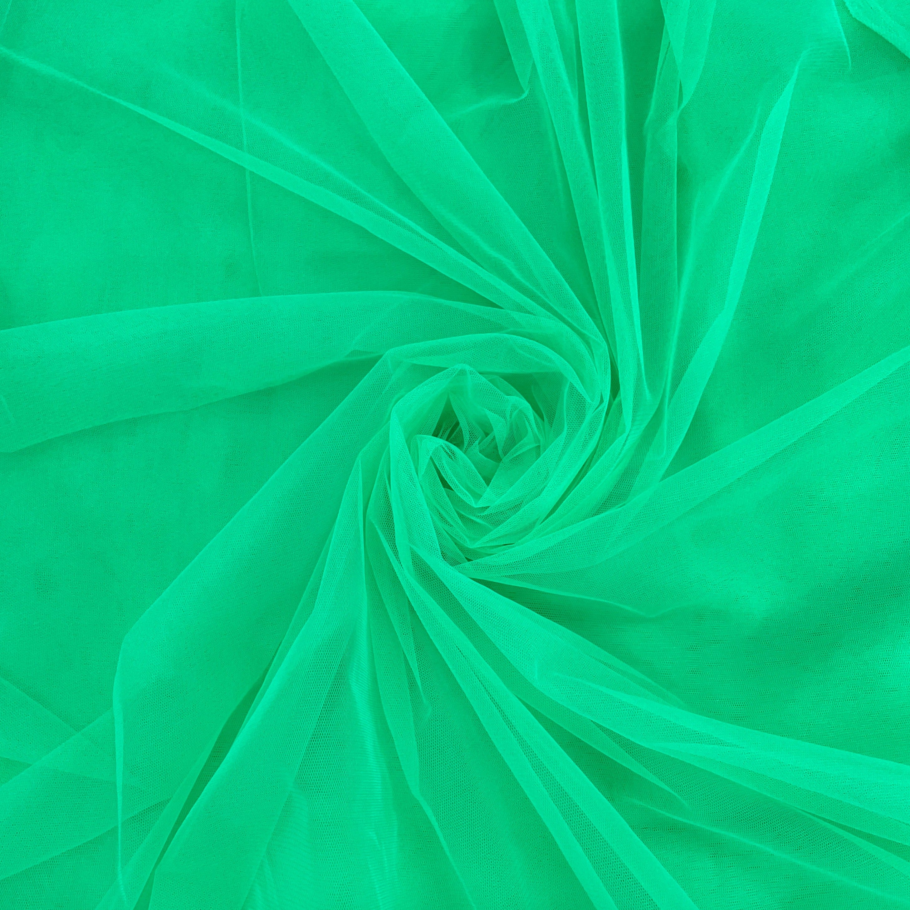 ParaKeet Green Solid Net Fabric - TradeUNO