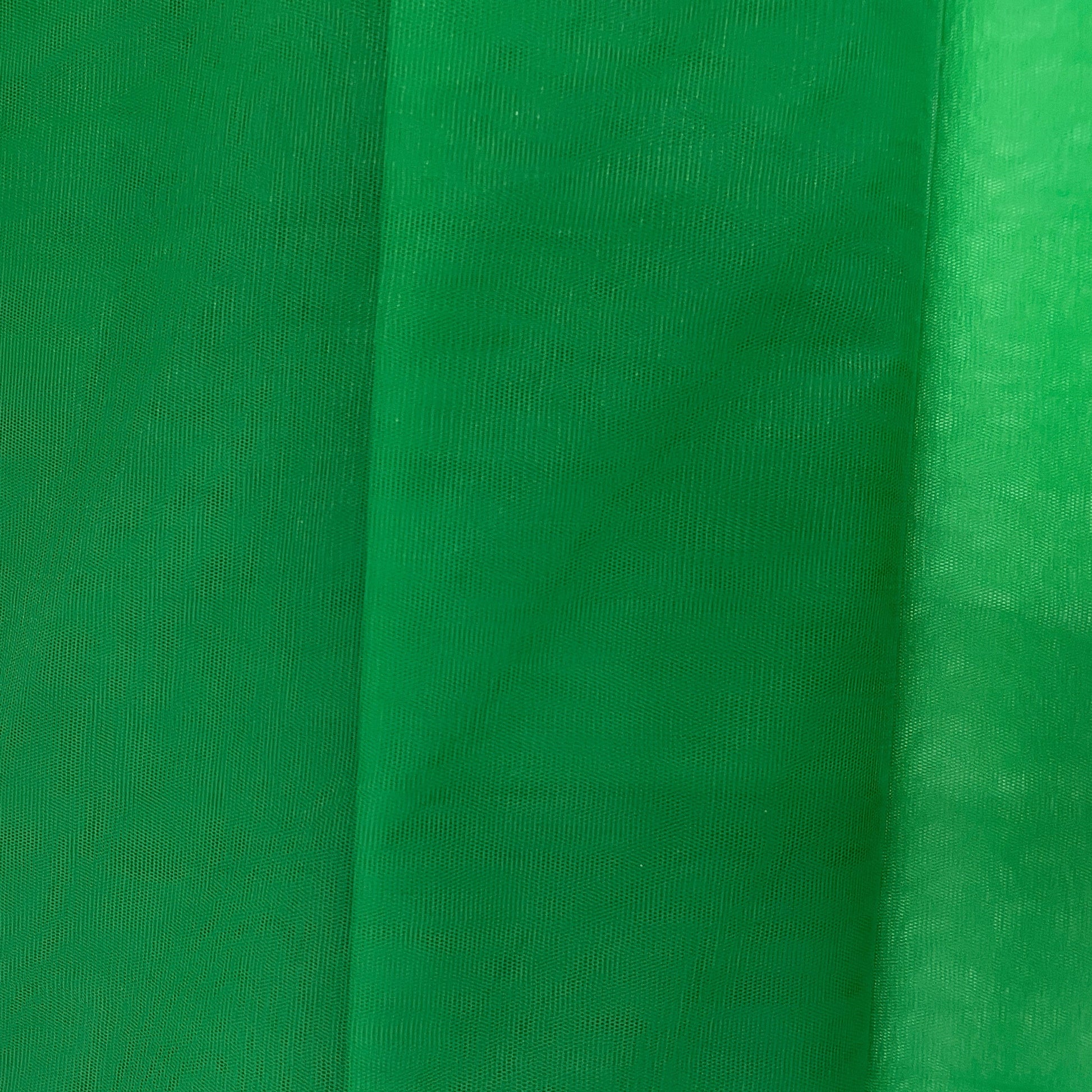Forest Green Solid Net Fabric - TradeUNO
