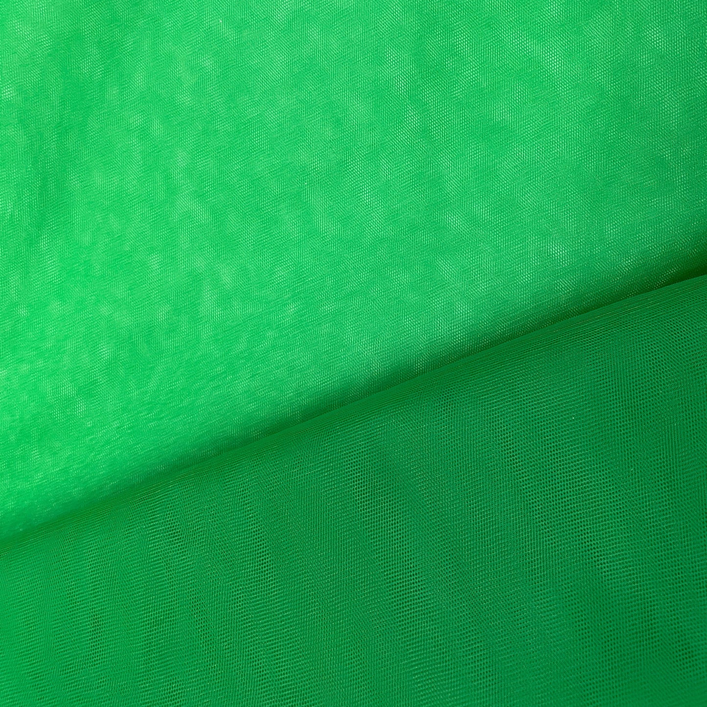 Forest Green Solid Net Fabric - TradeUNO