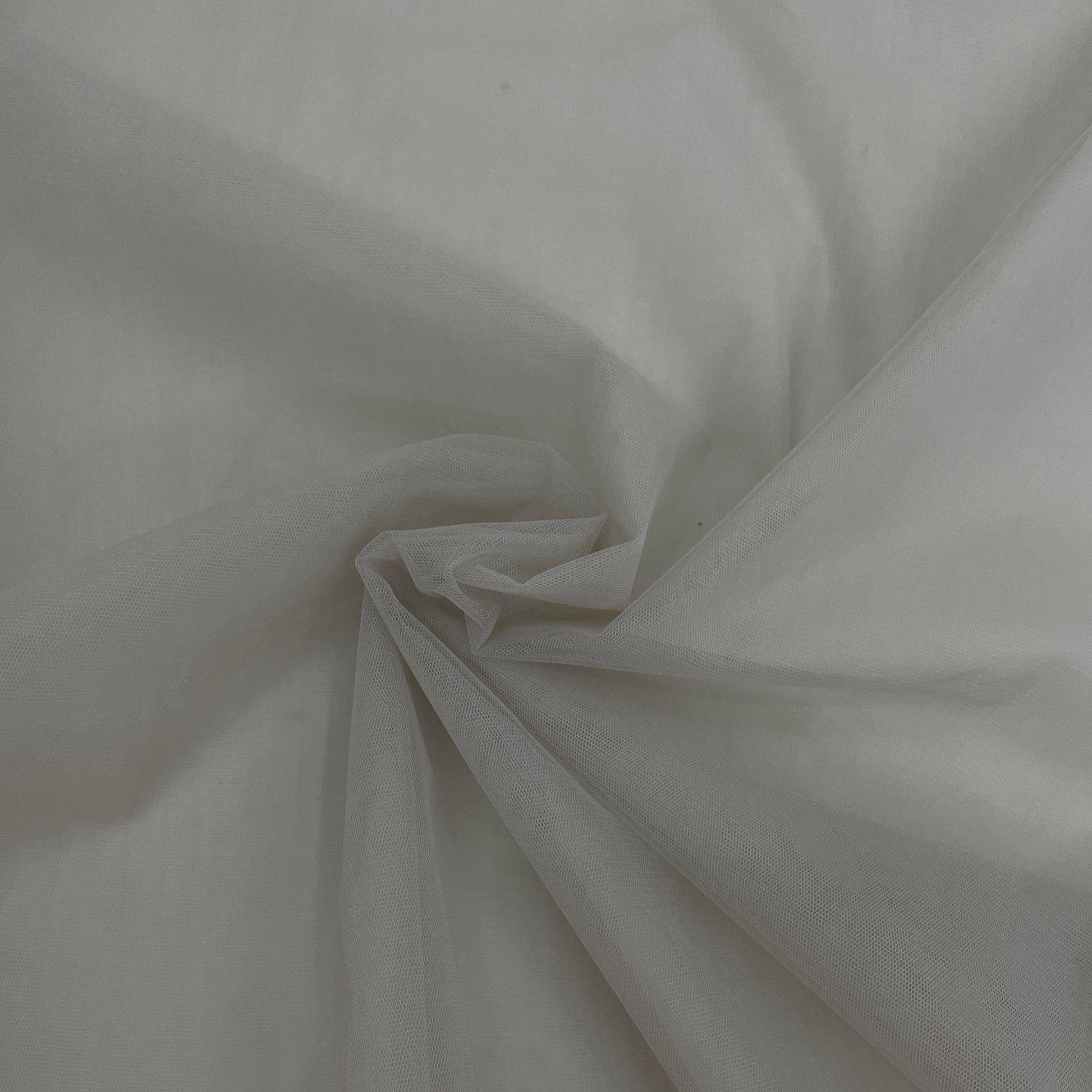 Stone Grey Solid Net Fabric - TradeUNO