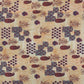Cream Traditional Print Viscose Dobby Fabric Trade UNO