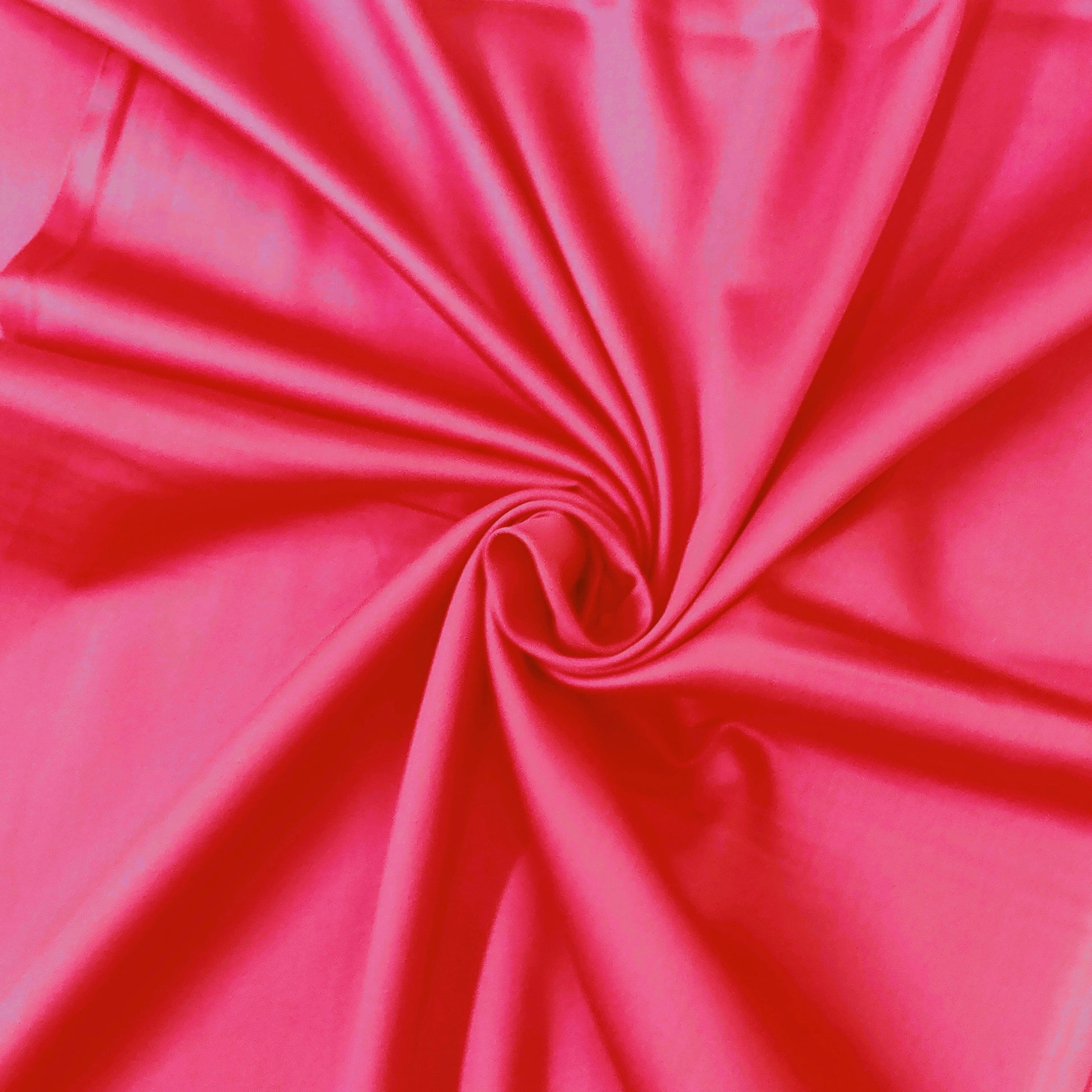 Rose Pink Solid Cotton Satin Fabric - TradeUNO