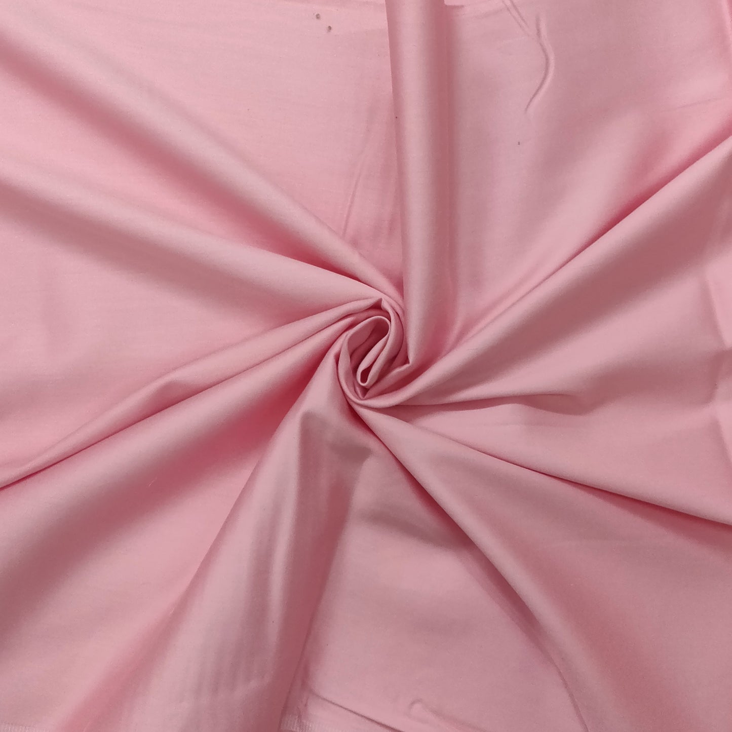 Solid Pink Cotton Satin Fabric 42 Inches Plain Weave TU-7407