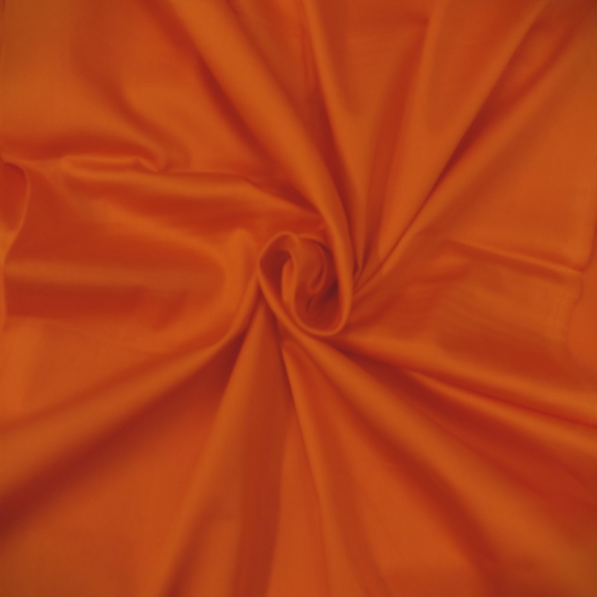 Orange Solid Cotton Satin Fabric - TradeUNO