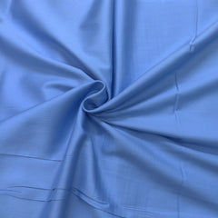 Royal Blue Solid Cotton Satin Fabric - TradeUNO