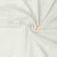 White Solid Cotton Satin Fabric - TradeUNO