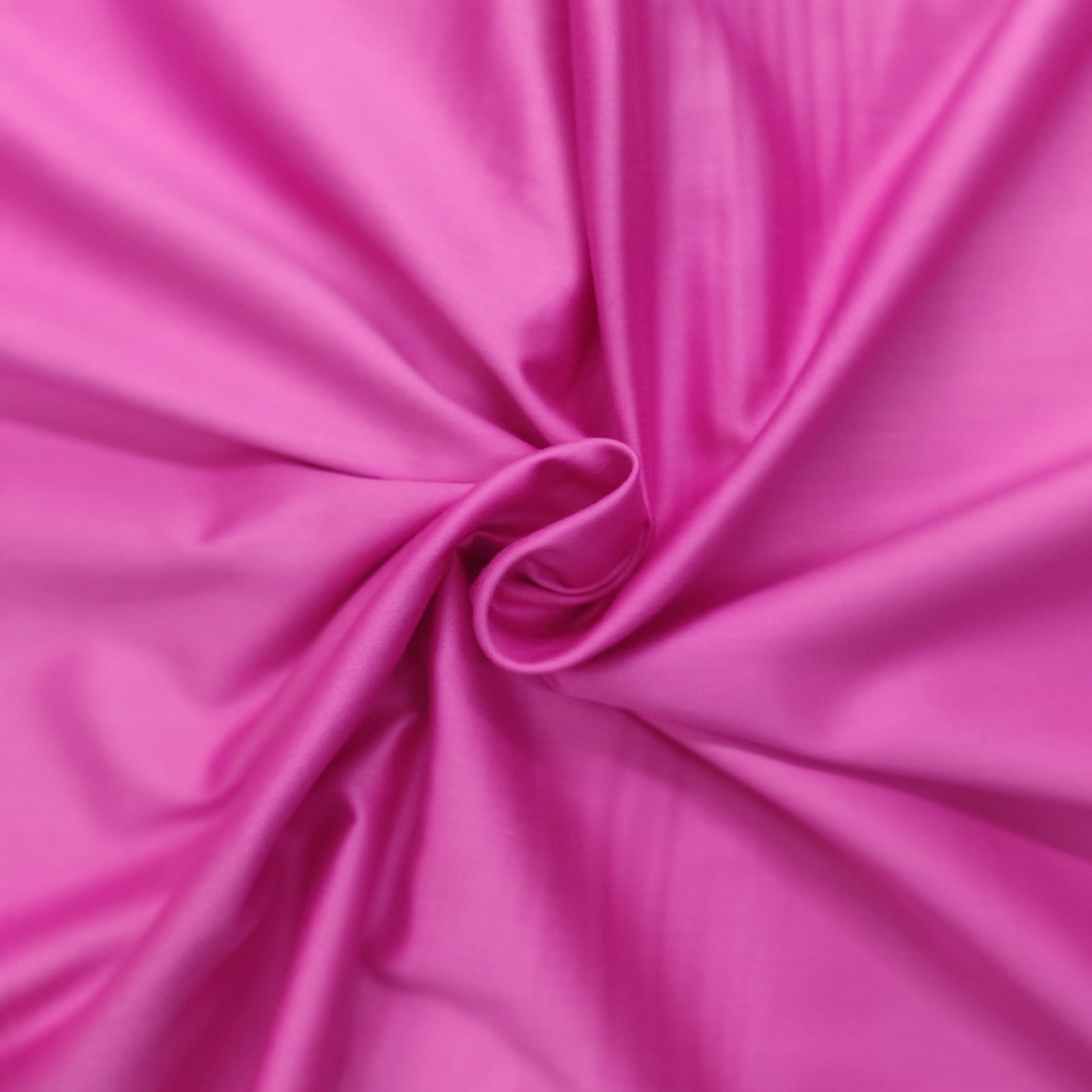 Hot Pink Solid Cotton Satin Fabric - TradeUNO