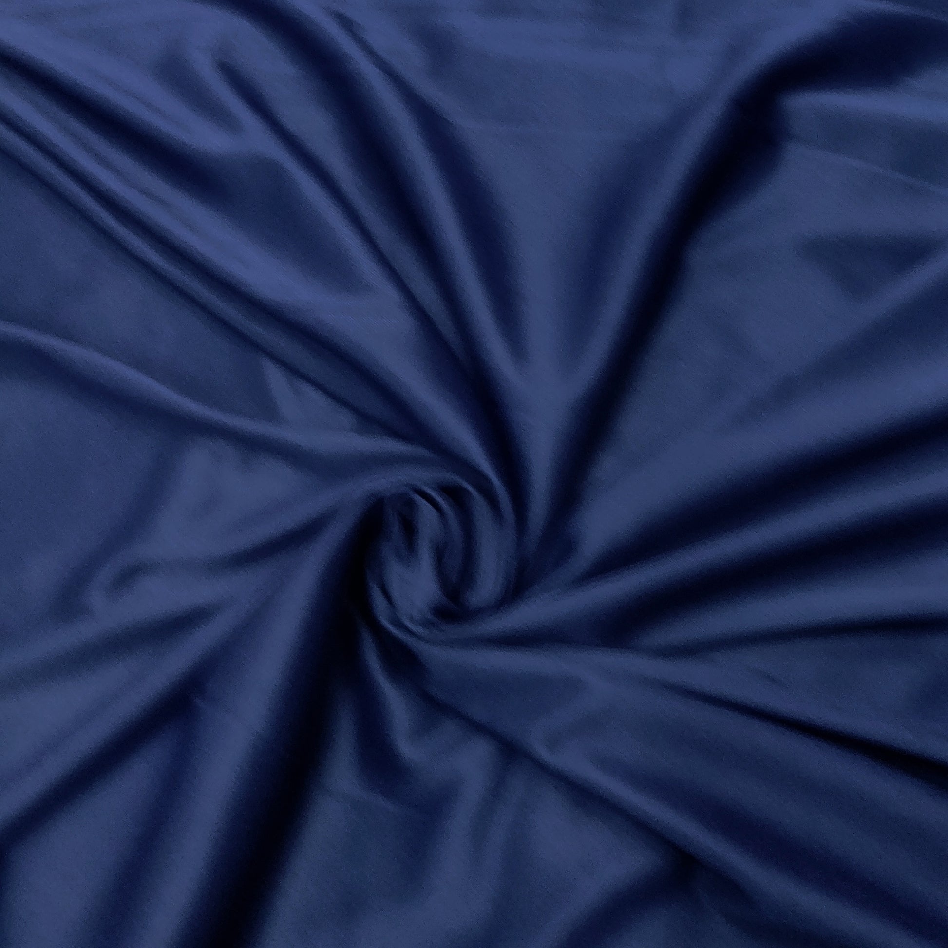 Midnight Blue Solid Lycra Fabric - TradeUNO