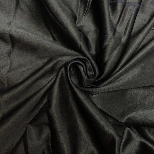 Black Solid Lycra Fabric