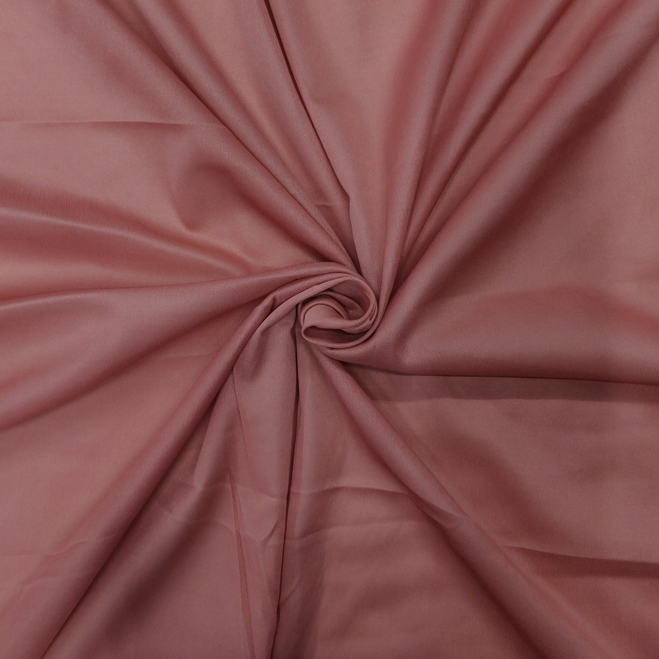 Brick Pink Solid Lycra Fabric