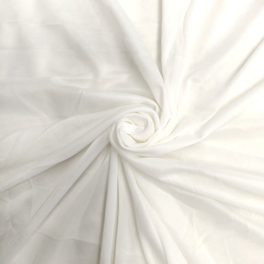 White Solid Lycra Fabric