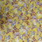Yellow With White Floral Chiffon Fabric