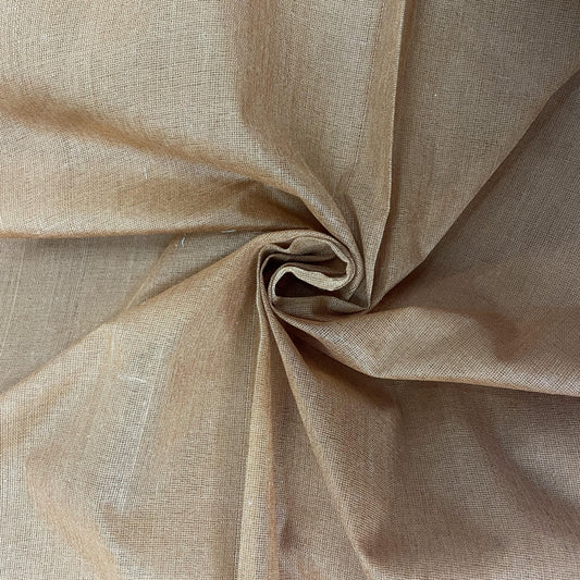 Brown Solid Cotton Lining Fabric