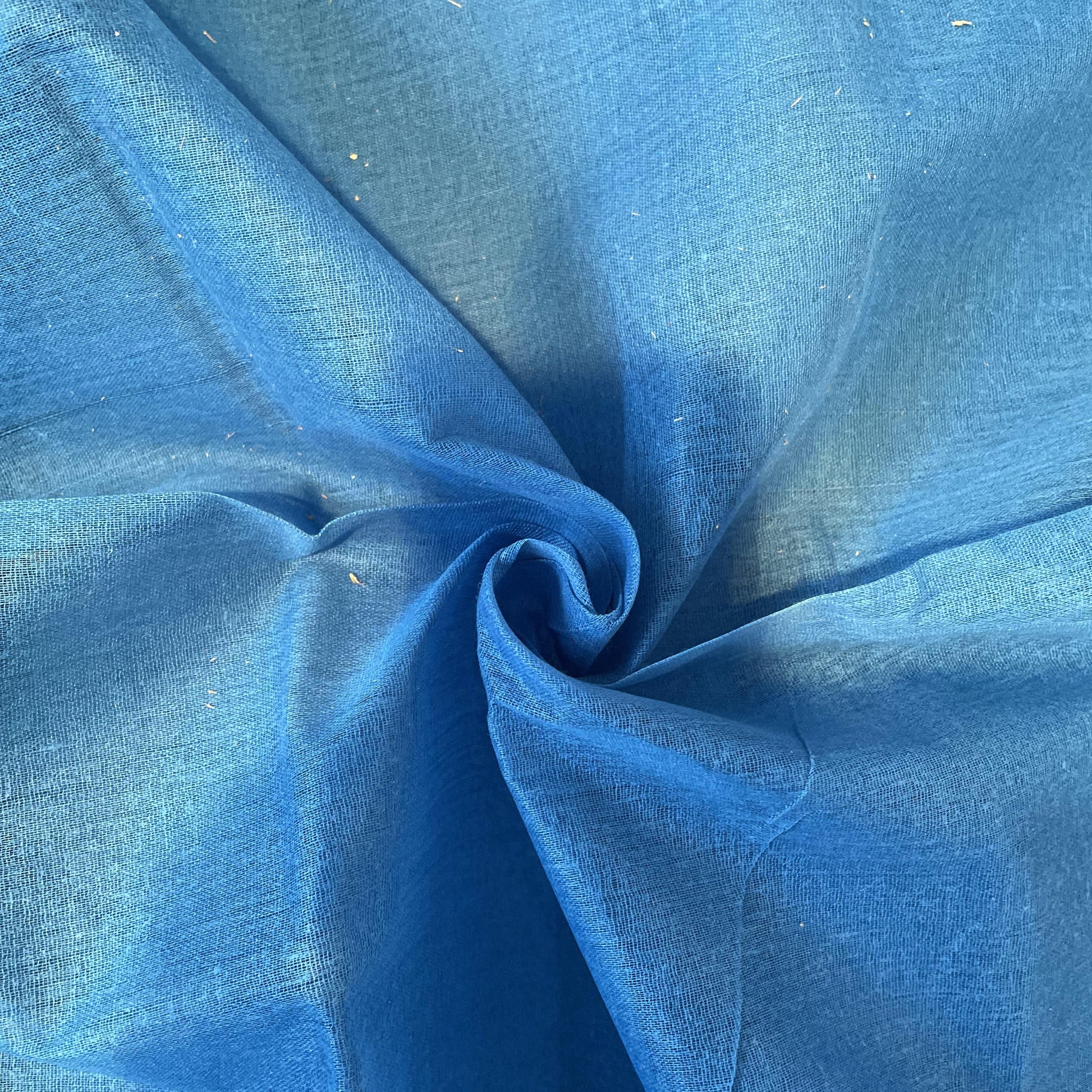 French Blue Solid Cotton Lining Fabric - TradeUNO