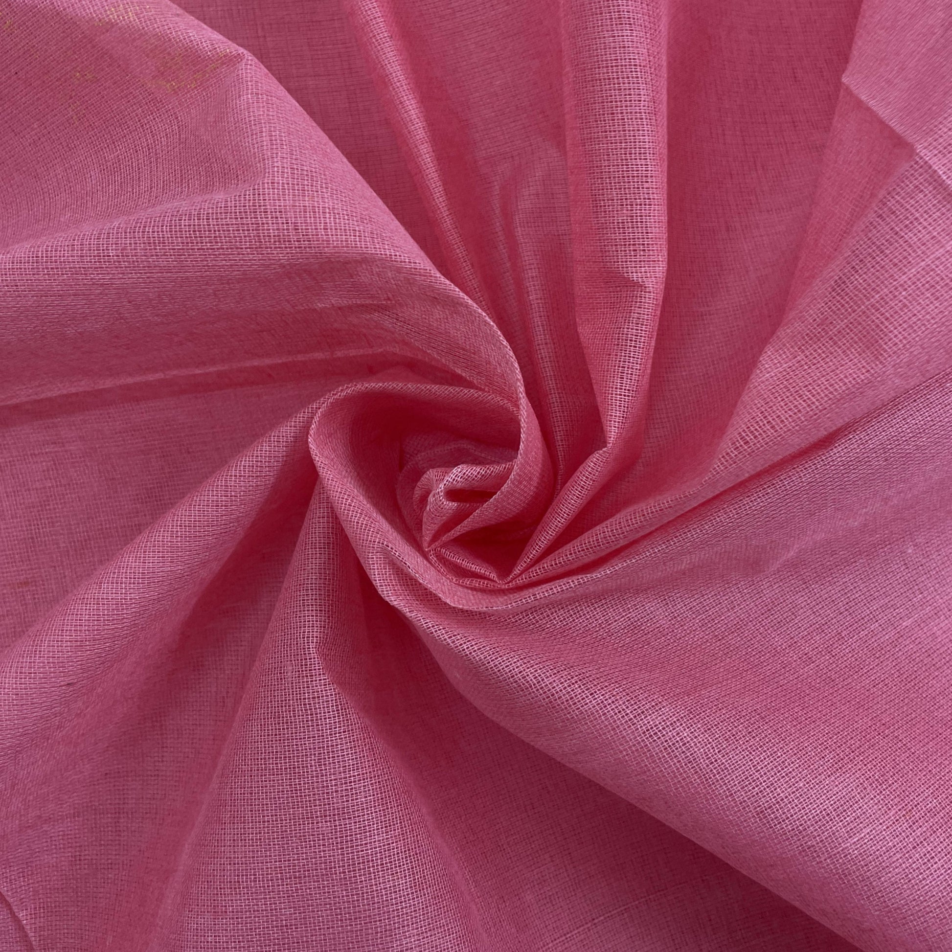 Rose Pink Solid Cotton Lining Fabric - TradeUNO