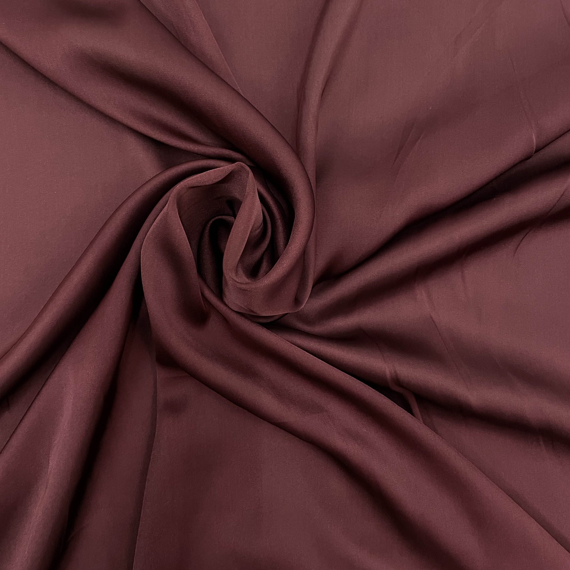 Maroon Solid Armani Satin Fabric - TradeUNO