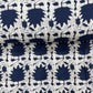 White & Indigo Handblock Cotton Fabric - TradeUNO