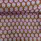 Brown & Purple Handblock Kantha Cotton Fabric - TradeUNO