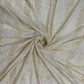 Yellow Floral Mukaish Thread Embrodiery Georgette Fabric - TradeUNO