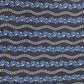Indigo Blue Floral Print Poplin Cotton Fabric - TradeUNO