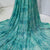 Sea Green Sequence Embroidery Net Lycra Fabric - TradeUNO