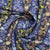 Navy Blue Width Lurex Paisely kani Print Viscose Fabric Trade UNO