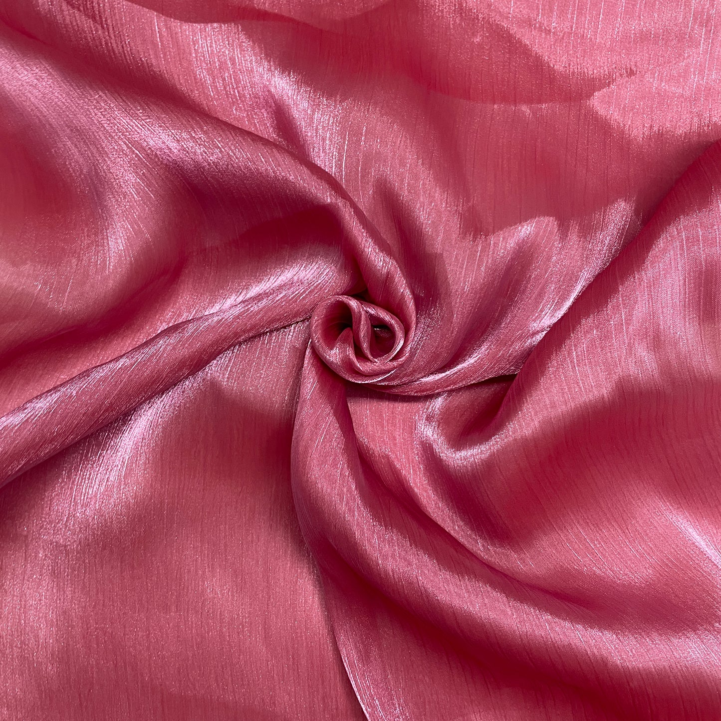 Rouge Pink Solid Chiffon Fabric - TradeUNO