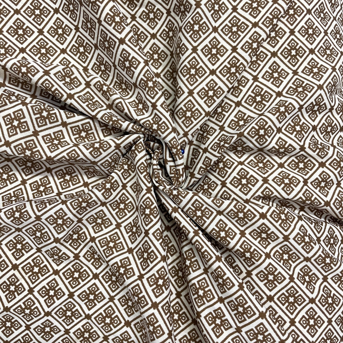 Brown Crepe Fabric