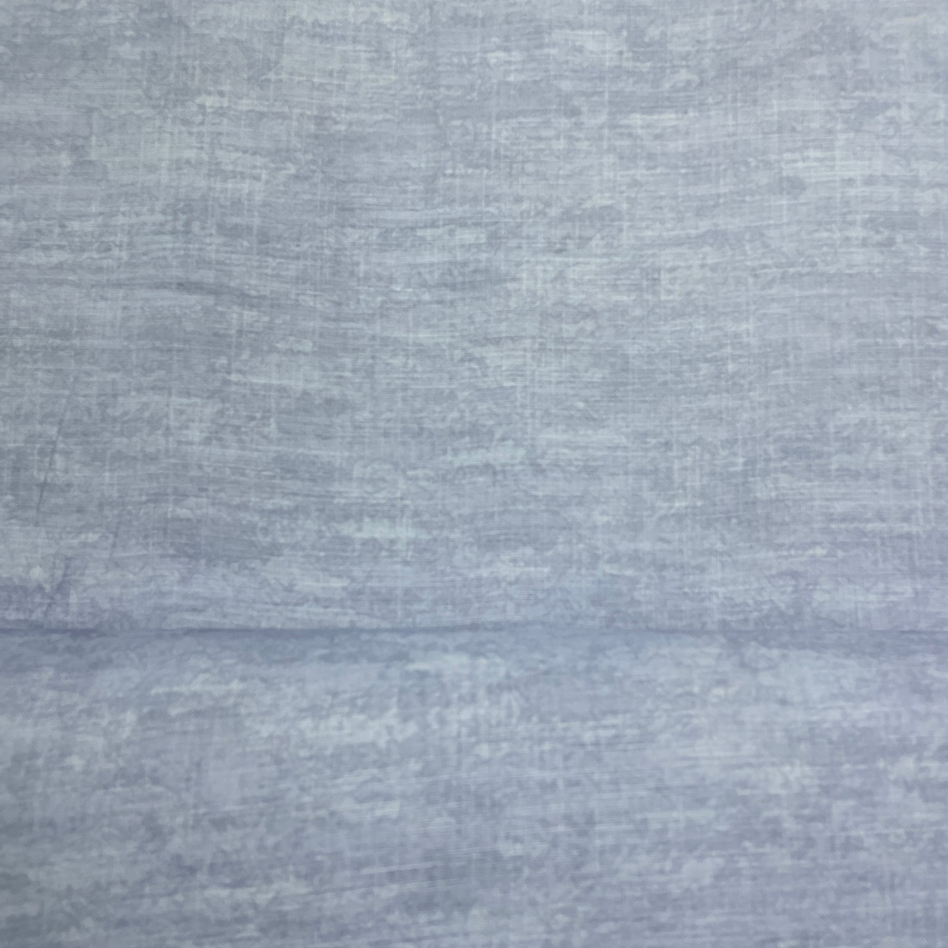 Sky Blue Border Print Linen Fabric - TradeUNO