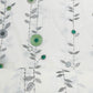 Cream With Green Sequence Thread Embroidery Cotton Fabric - TradeUNO