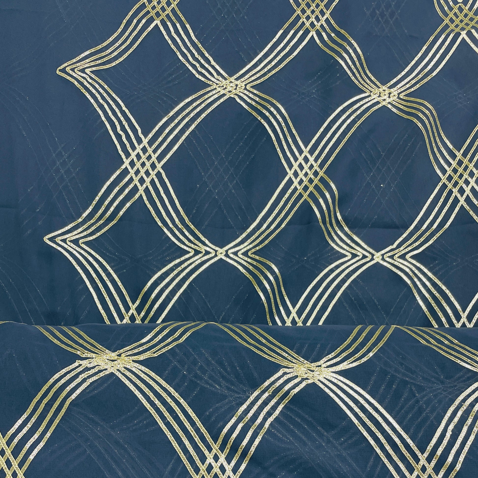 Grey Gotta Georgette Fabric - TradeUNO