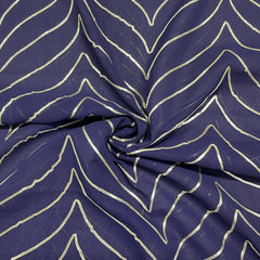 navy blue georgette fabric tu 8275