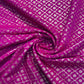 Pink Floral Geometrical Chanderi Fabric - TradeUNO