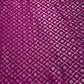 Pink Floral Geometrical Chanderi Fabric - TradeUNO