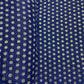 Navy Blue Floral Chanderi Fabric - TradeUNO