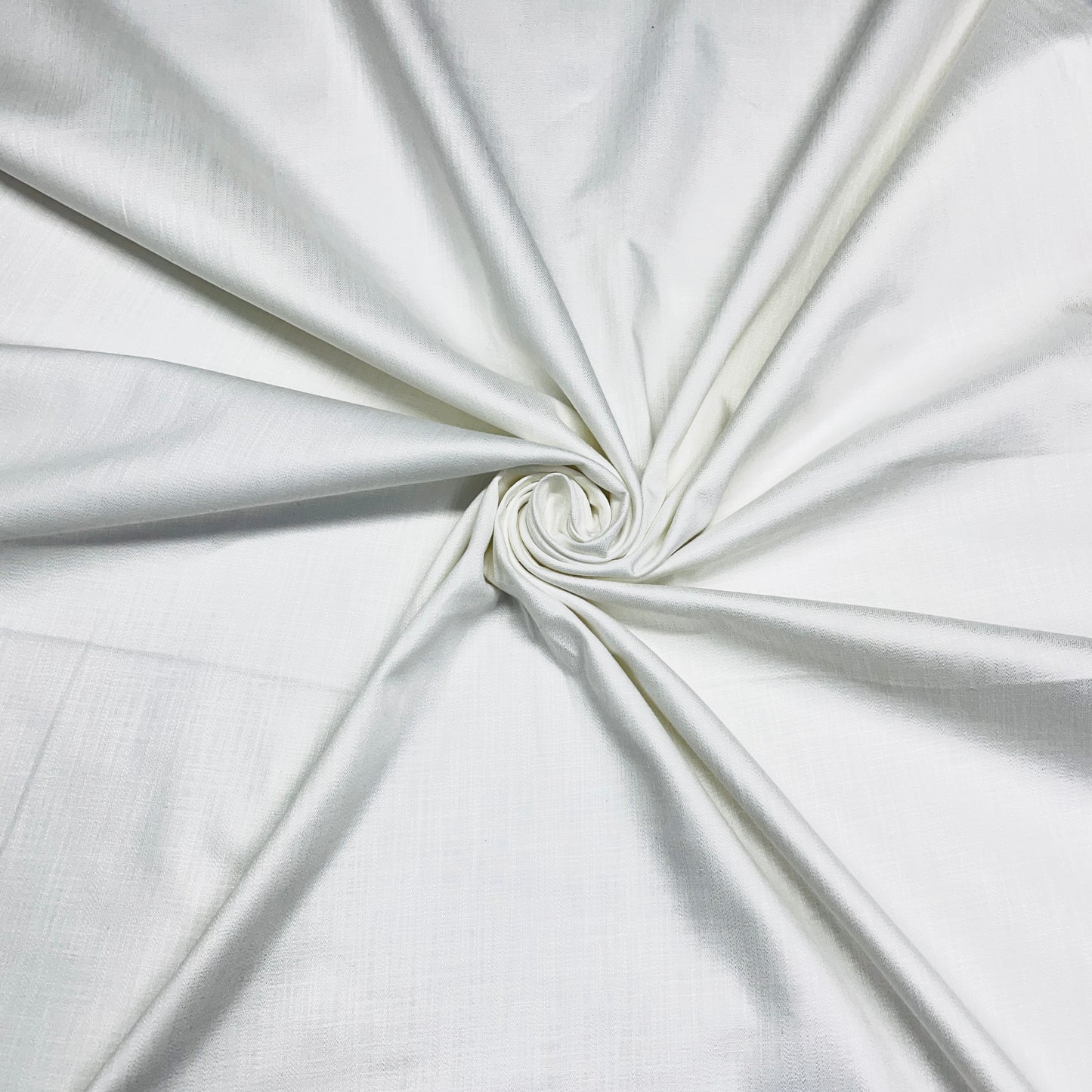 White Solid Cotton Fabric