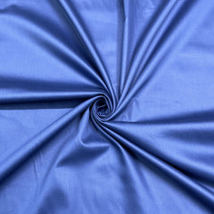 navy blue solid cotton satin fabric 1