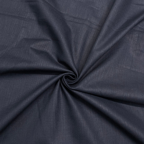 navy blue solid cotton fabric