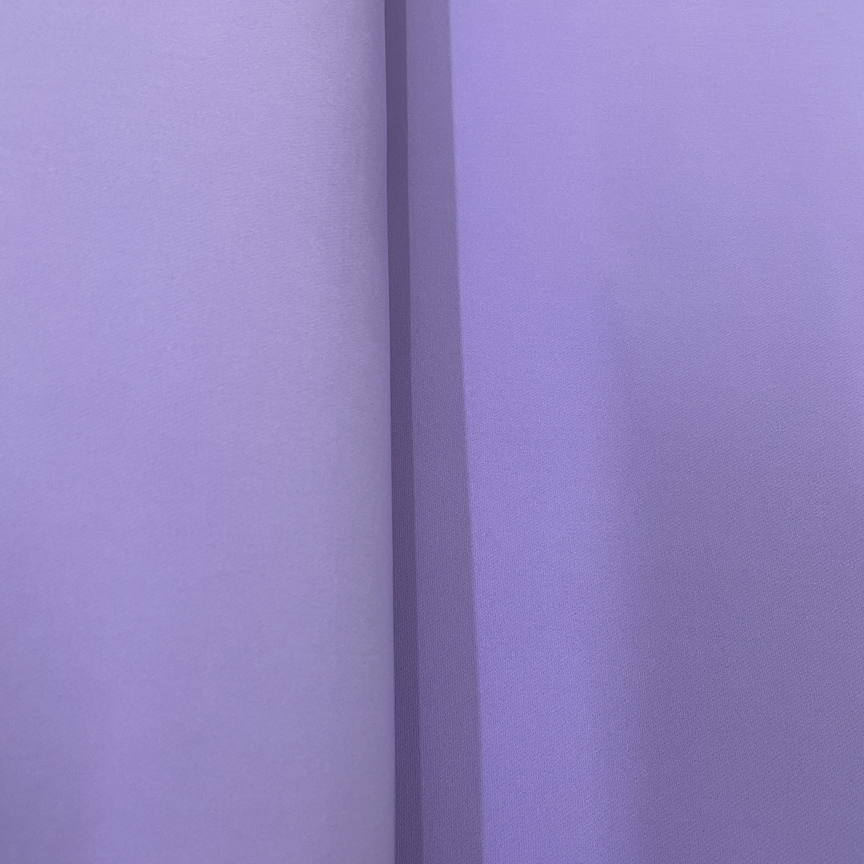 Premium Lilac Solid Banana Crepe Fabric