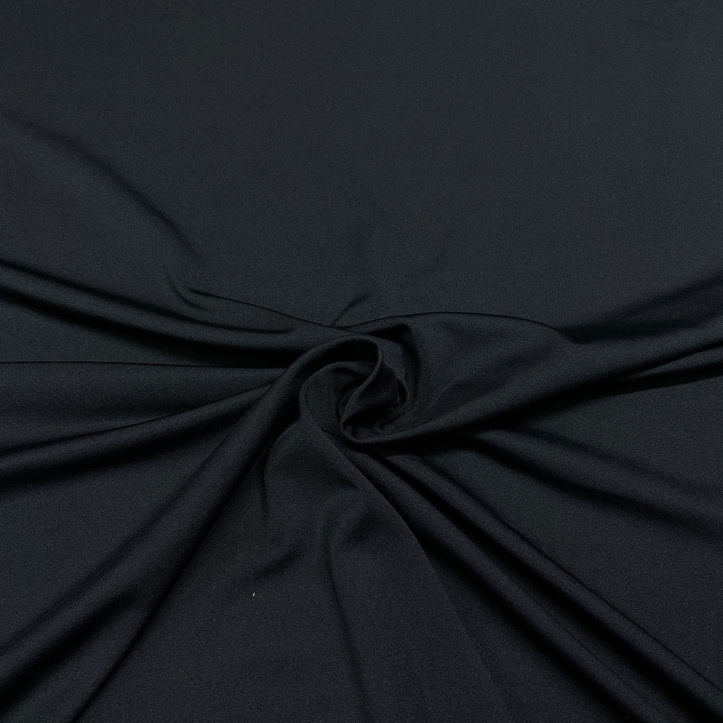 Navy Blue Solid Micro Twill Lycra Fabric - TradeUNO