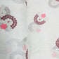 White & Multicolor Floral Thread Embroidery Kota Cotton NT-8404 - TradeUNO