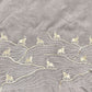Classic Dark Purple Foil Animal Embroidery Russian Silk Fabric