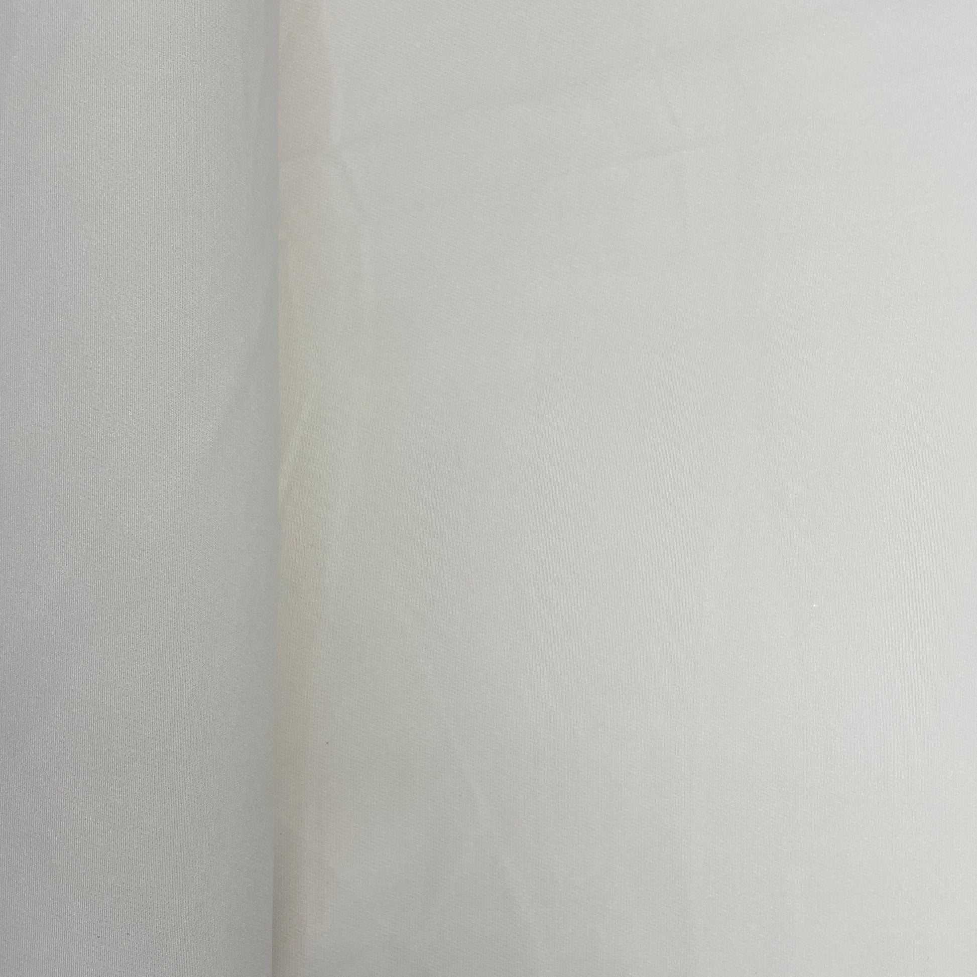 Cream Solid Banana Crepe Fabric - TradeUNO