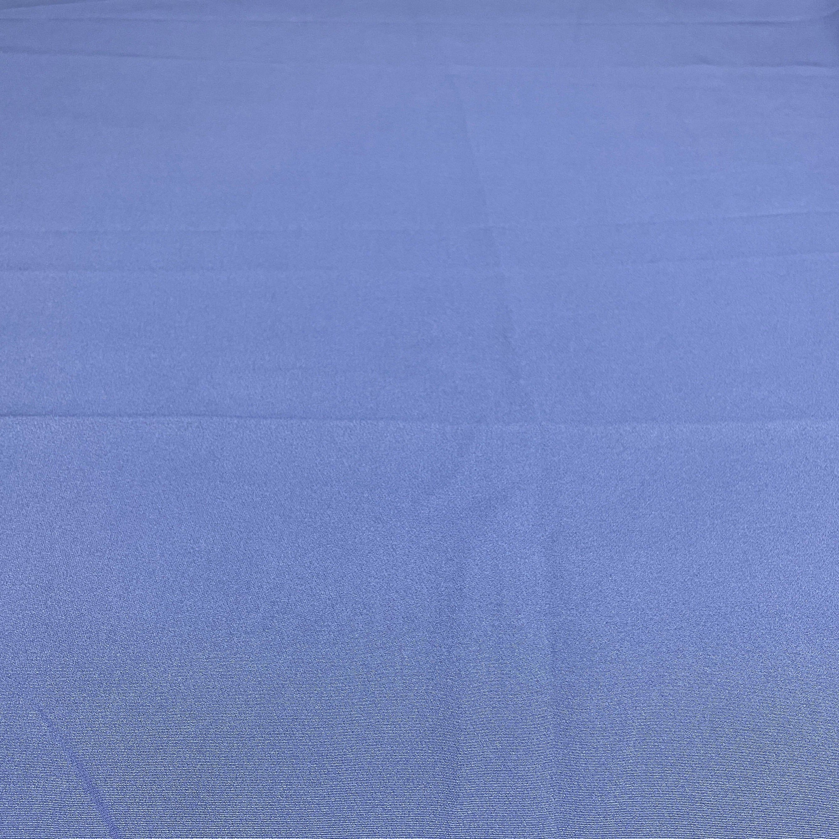 Steel Blue Solid Banana Crepe Fabric - TradeUNO