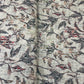 Classic Beige Multicolor Floral Print Tussar Silk Fabric