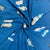 Navy Blue & Mulitcolor Butterfly Print Crepe Fabric - TradeUNO
