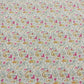 Moss Green & Pink Floral Print Poly Rayon Fabric - TradeUNO