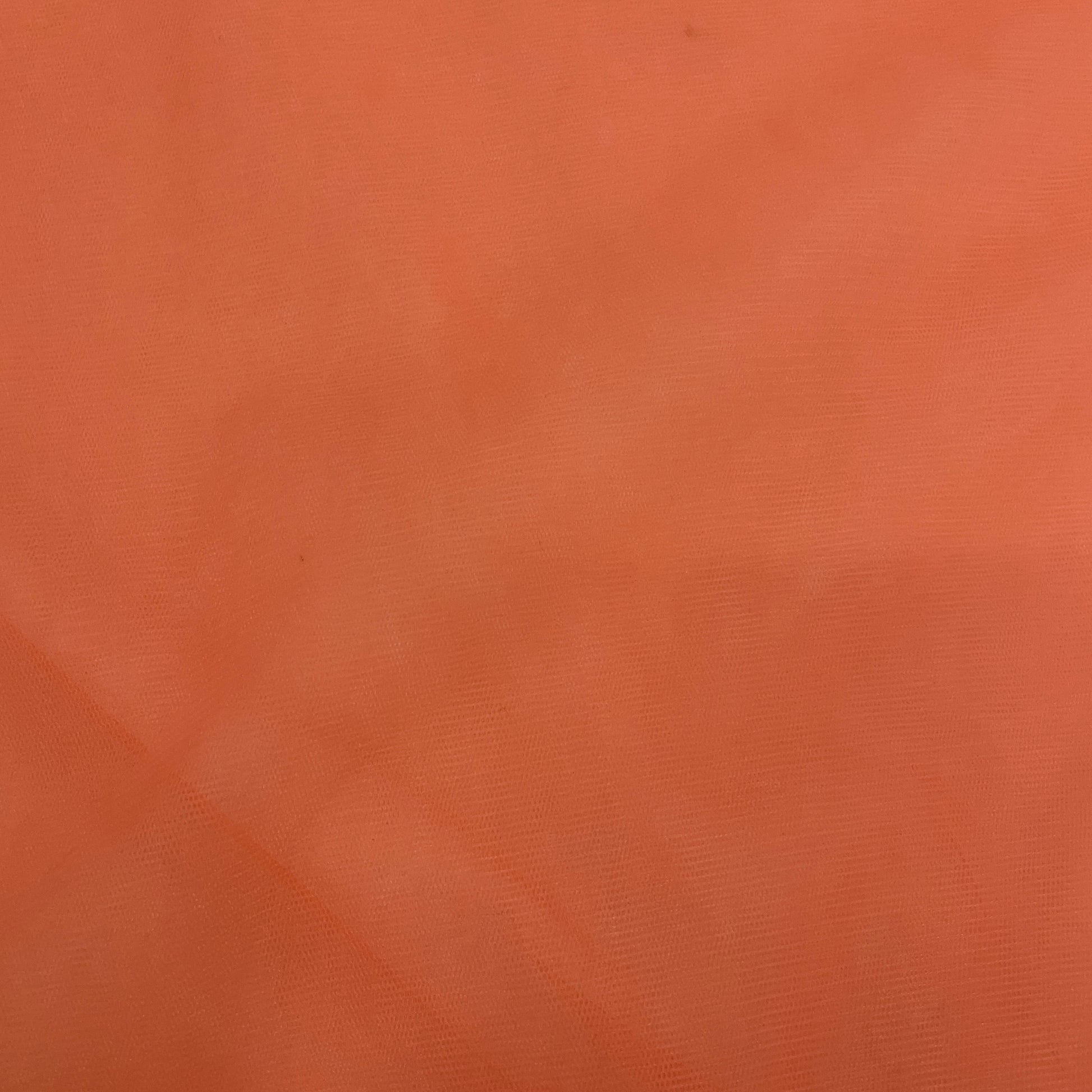 Orange Solid Net Fabric - TradeUNO