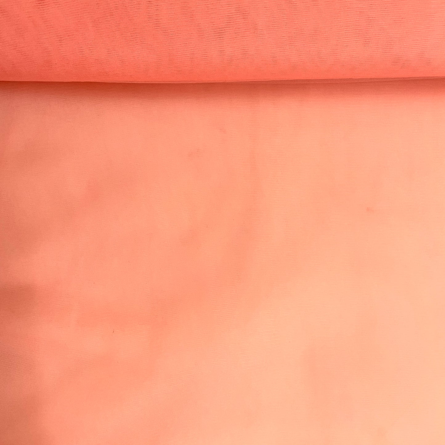 Light Orange Solid Net Fabric - TradeUNO